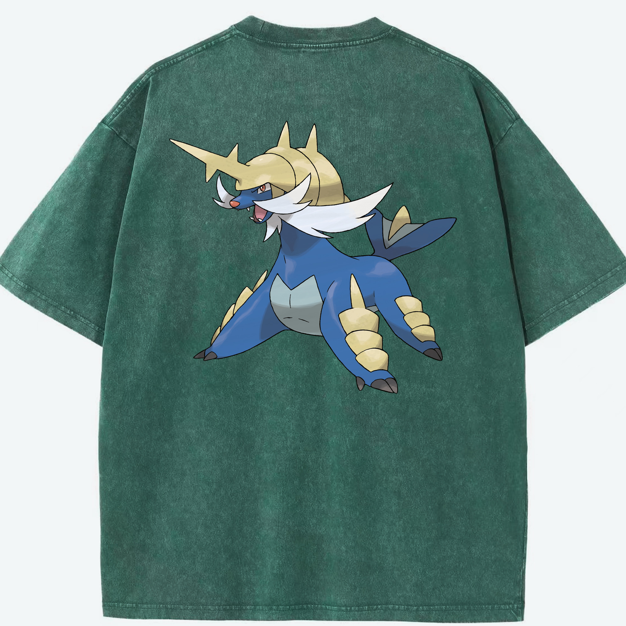 （画像用） ポケットモンスター Pokémon 綿100% ヴィンテージ風 半袖Tシャツ（背面プリント）